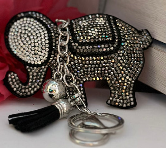 Elephant Keychain Full Crystal Cute Keyring for Women Men Alloy Rhinestone Animal Key Chain Car Bag
Accessories Jewelry