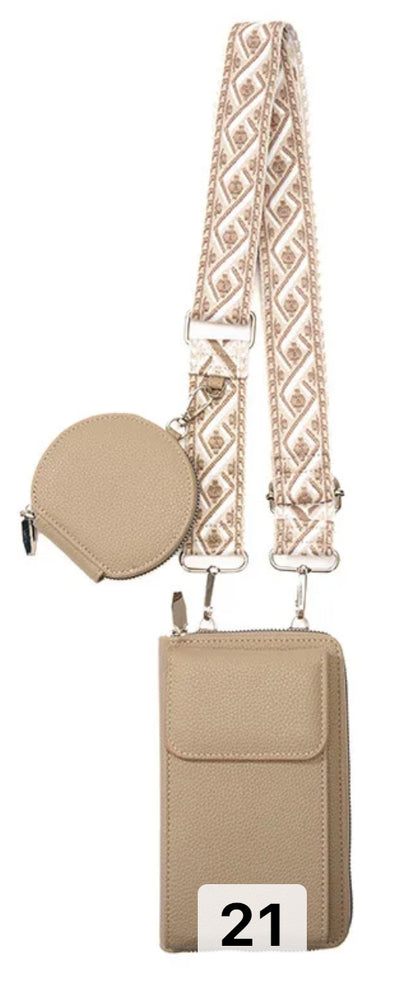 Small Crossbody Bag For Cell Phone Purses Adjustable Strap Shoulder Handbag With Card Slots