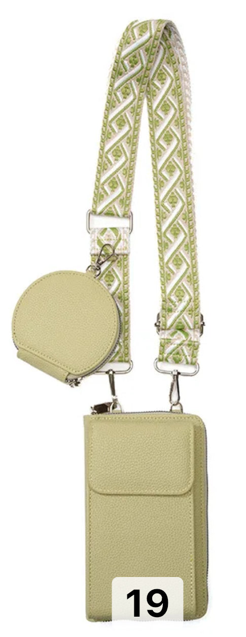 Small Crossbody Bag For Cell Phone Purses Adjustable Strap Shoulder Handbag With Card Slots