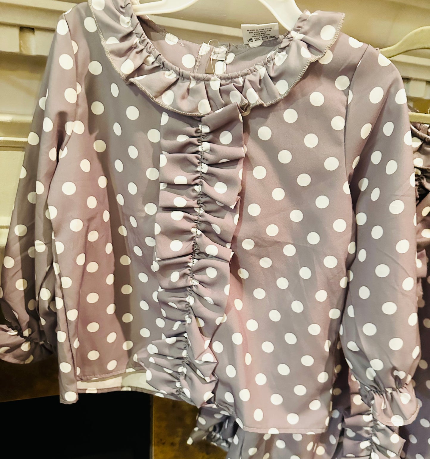 Polkadot Girls Top