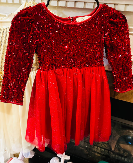 Red Sparkly Dress