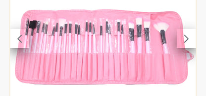 Makeup Brush Set - Four Color Options - Twenty-Four Piece Set