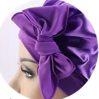 Top Selling Premium Silk Bonnet with Elastic Tie, Perfect for Large Hair Care, Ideal for Sleeping or Home Use in Satin Material