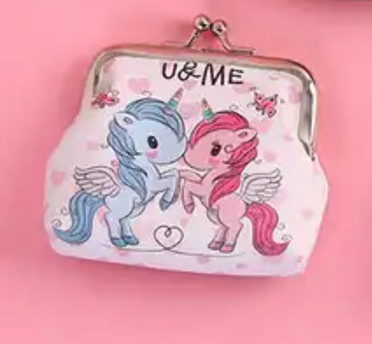 Cute Unicorn Coin Purse - Decorative Accessory for Women and Girls