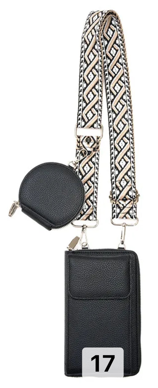 Small Crossbody Bag For Cell Phone Purses Adjustable Strap Shoulder Handbag With Card Slots