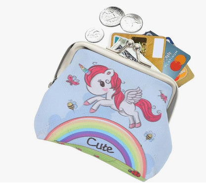 Cute Unicorn Coin Purse - Decorative Accessory for Women and Girls