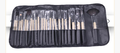 Makeup Brush Set - Four Color Options - Twenty-Four Piece Set