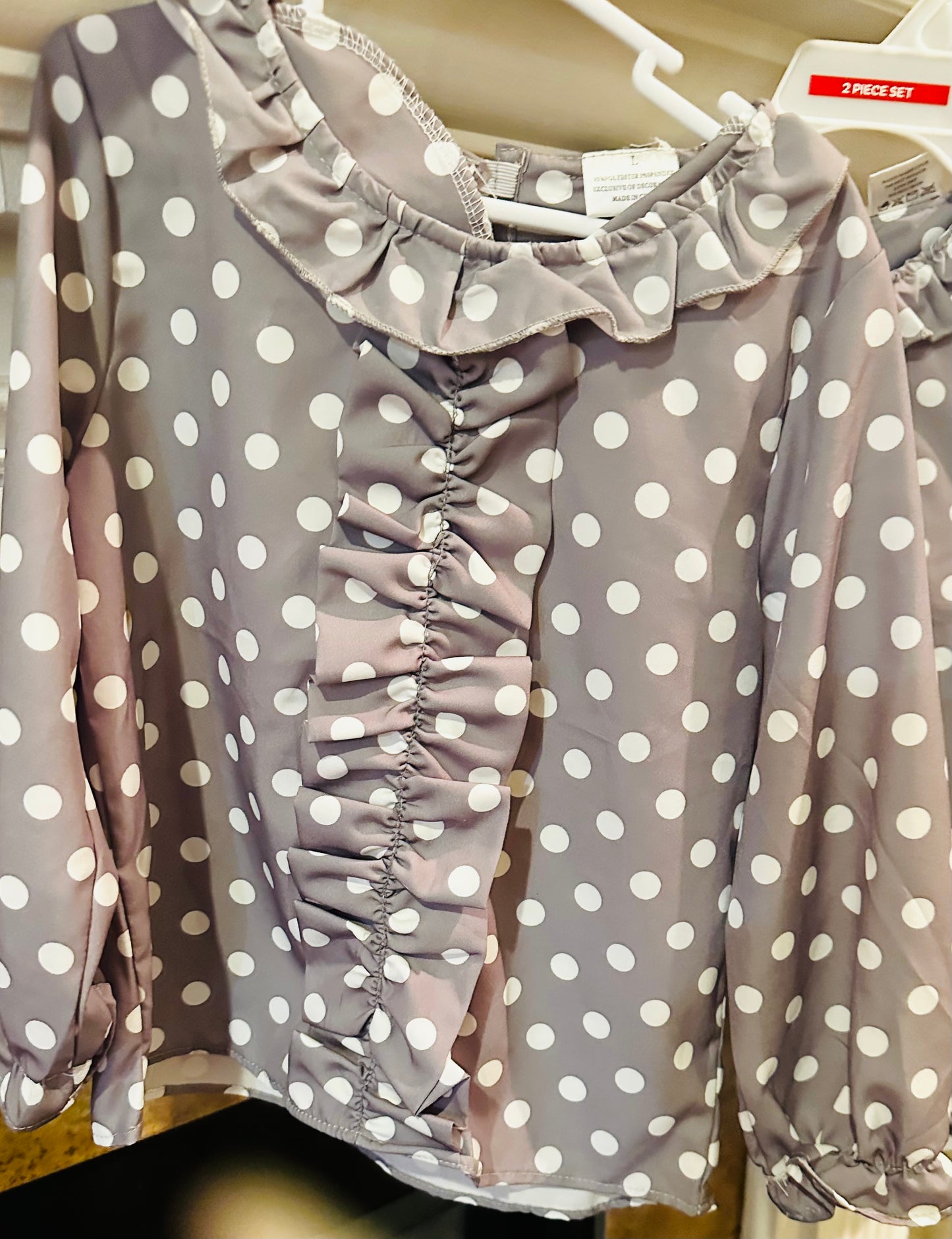 Polkadot Girls Top