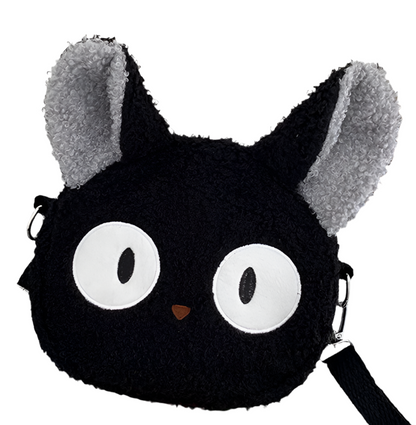 Kawaii Black Cat Crossbody Bag (NEW)