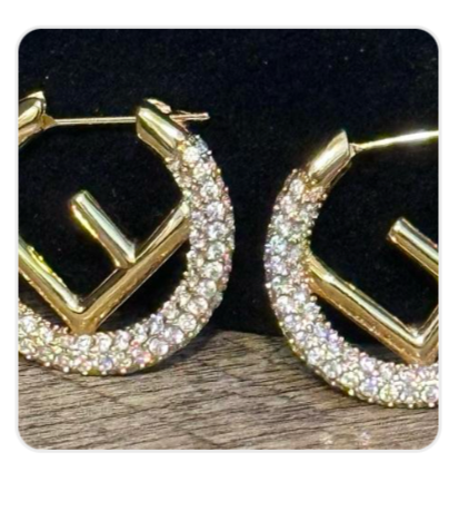 Gold and Shine Hoop Earrings