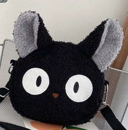 Kawaii Black Cat Crossbody Bag (NEW)